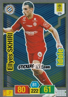 Sticker Ellyes Skhiri - FOOT 2019-2020. Adrenalyn XL n. 379 - Panini