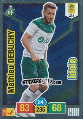 Sticker Mathieu Debuchy - FOOT 2019-2020. Adrenalyn XL n. 392 - Panini