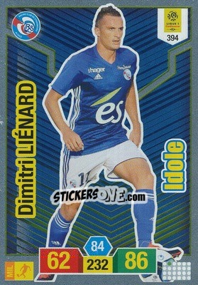 Sticker Dimitri Liénard - FOOT 2019-2020. Adrenalyn XL n. 394 - Panini