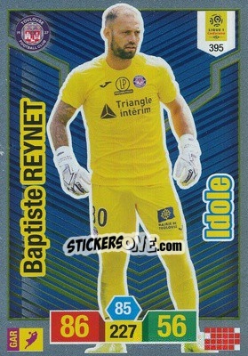 Sticker Baptiste Reynet - FOOT 2019-2020. Adrenalyn XL - Panini