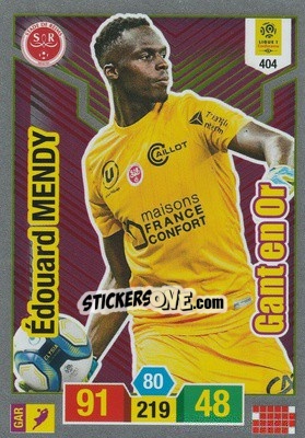 Sticker Edouard Mendy - FOOT 2019-2020. Adrenalyn XL n. 404 - Panini