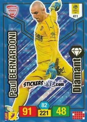 Figurina Paul Bernardoni - FOOT 2019-2020. Adrenalyn XL n. 411 - Panini