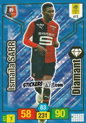 Sticker Ismaïla Sarr - FOOT 2019-2020. Adrenalyn XL n. 413 - Panini