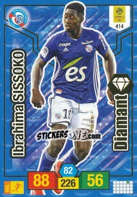 Sticker Ibrahima Sissoko - FOOT 2019-2020. Adrenalyn XL n. 414 - Panini