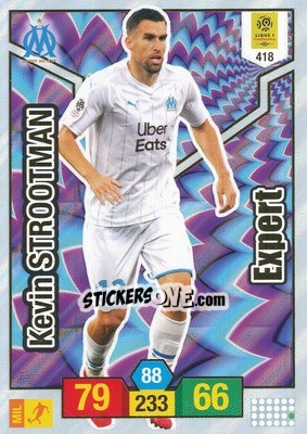 Sticker Kevin Strootman - FOOT 2019-2020. Adrenalyn XL n. 418 - Panini