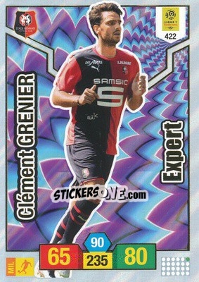 Sticker Clément Grenier - FOOT 2019-2020. Adrenalyn XL n. 422 - Panini
