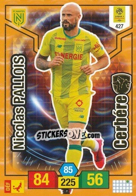 Sticker Nicolas Pallois - FOOT 2019-2020. Adrenalyn XL n. 427 - Panini