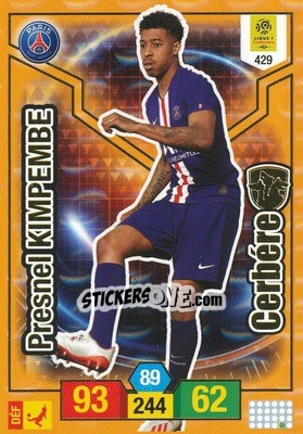 Sticker Presnel Kimpembe - FOOT 2019-2020. Adrenalyn XL n. 429 - Panini