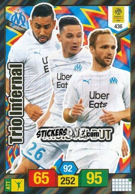 Sticker Trois Au But - FOOT 2019-2020. Adrenalyn XL n. 436 - Panini