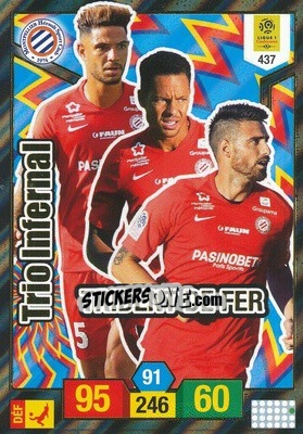 Sticker Trident de Fer - FOOT 2019-2020. Adrenalyn XL n. 437 - Panini