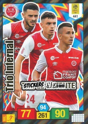 Cromo Triple Enetente - FOOT 2019-2020. Adrenalyn XL - Panini