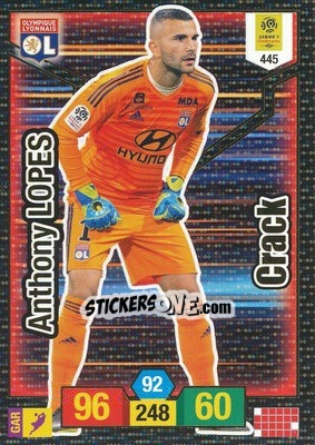Sticker Anthony Lopes - FOOT 2019-2020. Adrenalyn XL n. 445 - Panini