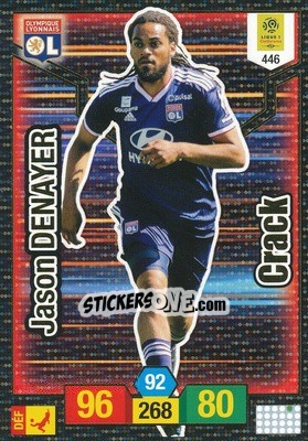 Sticker Jason Denayer - FOOT 2019-2020. Adrenalyn XL n. 446 - Panini