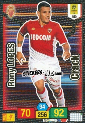 Sticker Rony Lopes - FOOT 2019-2020. Adrenalyn XL n. 450 - Panini