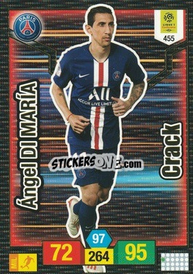 Sticker Ángel Di María - FOOT 2019-2020. Adrenalyn XL n. 455 - Panini