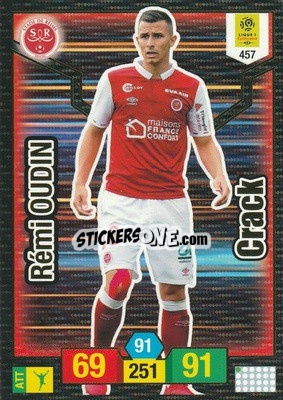 Sticker Rémi Oudin - FOOT 2019-2020. Adrenalyn XL n. 457 - Panini
