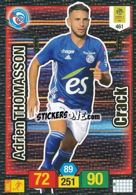 Sticker Adrien Thomasson - FOOT 2019-2020. Adrenalyn XL n. 461 - Panini