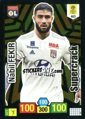 Cromo Nabil Fekir - FOOT 2019-2020. Adrenalyn XL - Panini