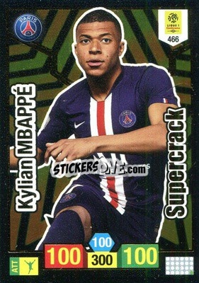 Figurina Kylian Mbappé - FOOT 2019-2020. Adrenalyn XL - Panini