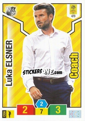 Figurina Luka Elsner - FOOT 2019-2020. Adrenalyn XL n. 470 - Panini