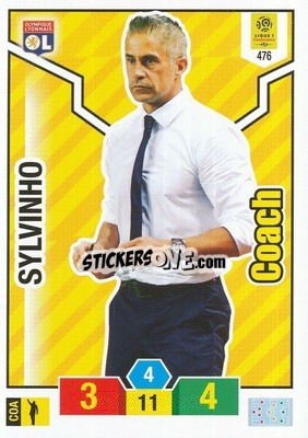 Sticker Sylvinho - FOOT 2019-2020. Adrenalyn XL n. 476 - Panini