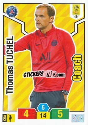 Sticker Thomas Tuchel - FOOT 2019-2020. Adrenalyn XL n. 484 - Panini