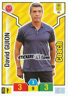 Sticker David Guion - FOOT 2019-2020. Adrenalyn XL - Panini