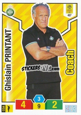 Sticker Ghislain Printant - FOOT 2019-2020. Adrenalyn XL - Panini