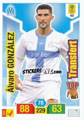 Sticker Álvaro González - FOOT 2019-2020. Adrenalyn XL n. 493 - Panini