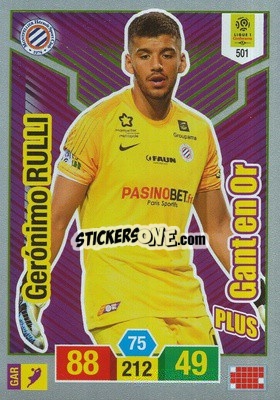 Cromo Gerónimo Rulli - FOOT 2019-2020. Adrenalyn XL n. 501 - Panini