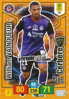 Sticker William Vainqueur - FOOT 2019-2020. Adrenalyn XL - Panini