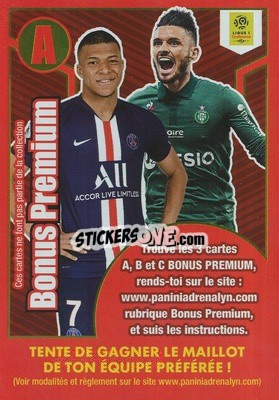 Figurina Mbappé / Cabella - FOOT 2019-2020. Adrenalyn XL - Panini