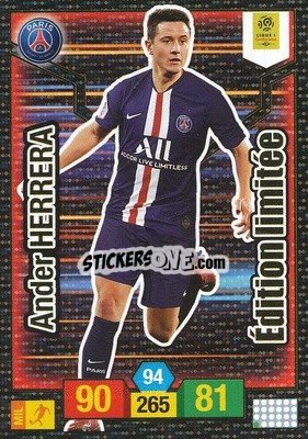 Sticker Ander Herrera - FOOT 2019-2020. Adrenalyn XL n. LE-AH - Panini