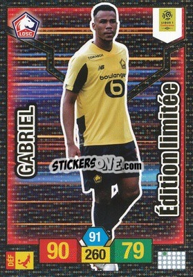 Sticker Gabriel - FOOT 2019-2020. Adrenalyn XL n. LE-GL - Panini
