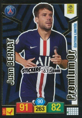 Sticker Juan Bernat - FOOT 2019-2020. Adrenalyn XL n. LE-JB - Panini