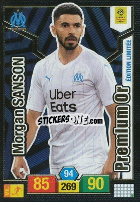 Sticker Morgan Sanson - FOOT 2019-2020. Adrenalyn XL n. LE-MS - Panini