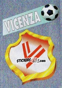 Sticker Scudetto Vicenza - Calcioflash 1995 n. SC38 - Euroflash