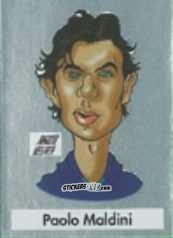 Figurina Paolo Maldini - Calcio Flash 1995 n. C2 - Euroflash