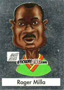 Sticker Roger Milla - Calcioflash 1995 n. C6 - Euroflash