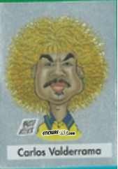 Sticker Carlos Valderrama - Calcio Flash 1995 n. C12 - Euroflash