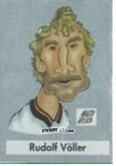 Figurina Rudolf Völler - Calcio Flash 1995 n. C13 - Euroflash