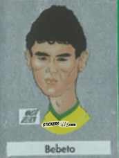 Figurina Bebeto - Calcio Flash 1995 n. C18 - Euroflash