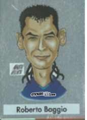 Figurina Roberto Baggio - Calcio Flash 1995 n. C20 - Euroflash