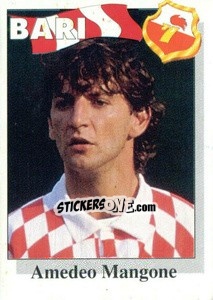 Sticker Amedeo Mangone - Calcioflash 1995 - Euroflash
