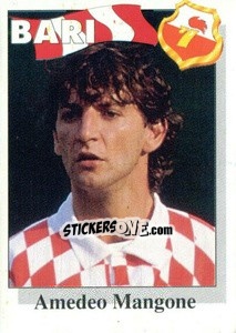 Sticker Amedeo Mangone - Calcioflash 1995 n. 3 - Euroflash
