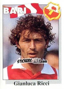 Sticker Gianluca Ricci - Calcioflash 1995 n. 5 - Euroflash