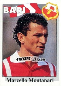 Sticker Marcello Montanari - Calcioflash 1995 n. 6 - Euroflash