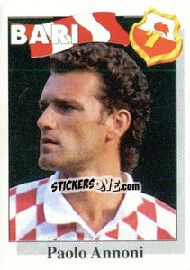 Sticker Paolo Annoni - Calcioflash 1995 - Euroflash