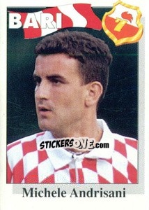 Sticker Michele Andrisani - Calcioflash 1995 n. 9 - Euroflash