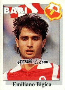 Sticker Emiliano Bigica - Calcioflash 1995 n. 11 - Euroflash